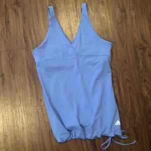 Adidas Clima 365 V-Neck Tank Cinch Tie Hem Size Large L